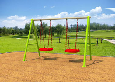Galvanized Steel Swing Sets / Kids Outdoor Swing Set 7-10 Years Service Life