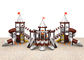 Galvanized steel pipe colorful castle style outdoor playground for park TQ-CB1295