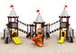 Galvanized steel pipe colorful castle style outdoor playground for park TQ-CB1295