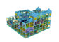 Frozen Theme Blue Kids Indoor Playground Equipment With Wave Slide KP150520